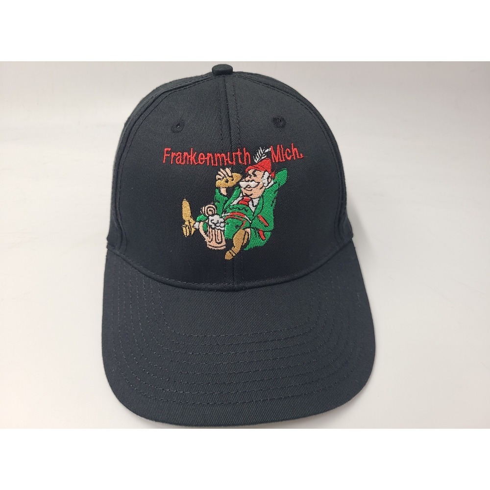 Frankenmuth‎ Michigan Snapback Hat Cap Little Bavaria German Heritage Men Black